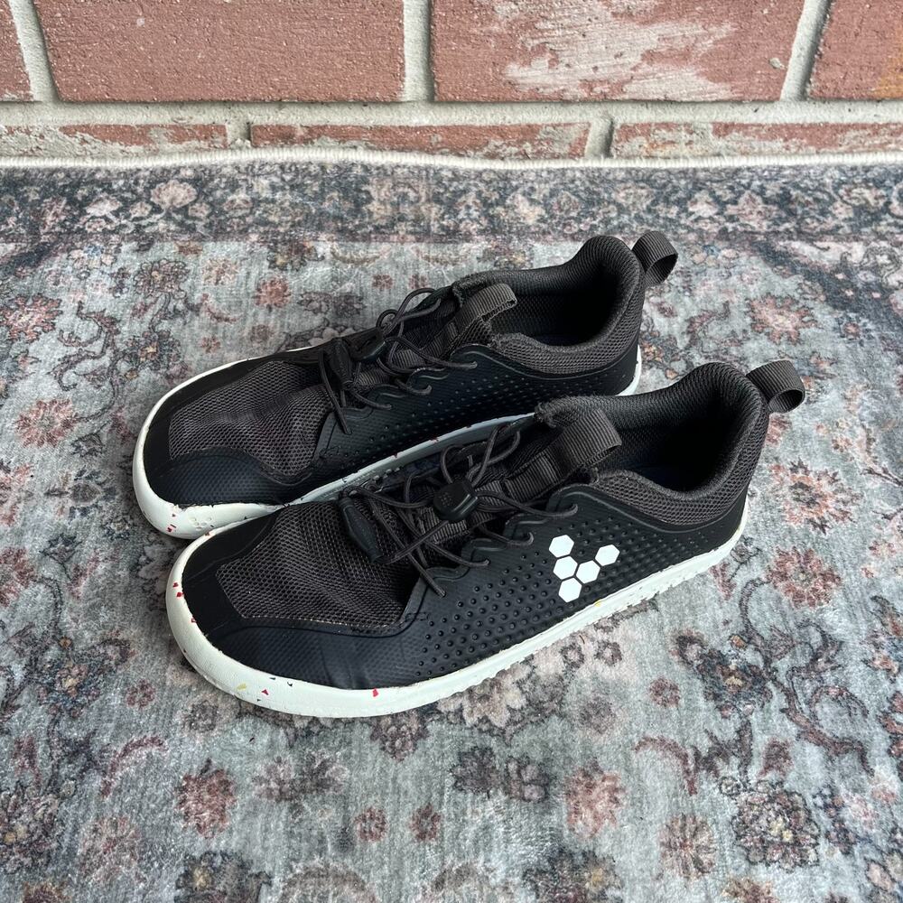 Vivobarefoot Primus Sport III Juniors Obsidian Black Barefoot Shoes EUR 35